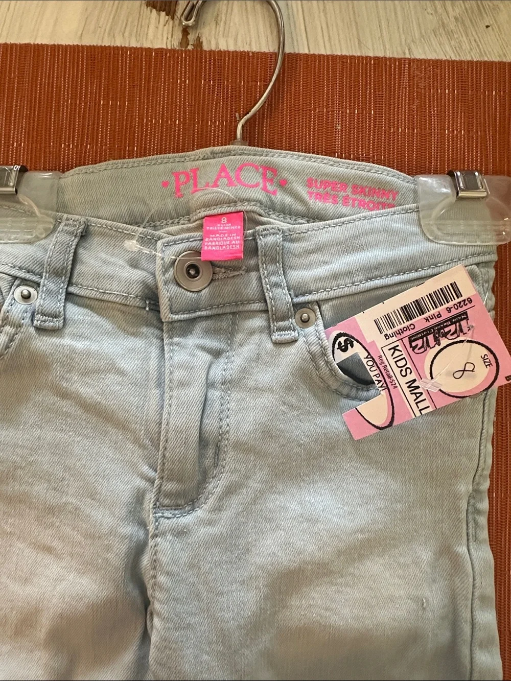 The Children's Place Light Wash Skinny Jeans - Pale Blue